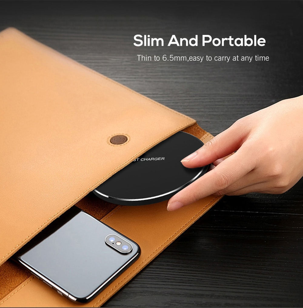 15w10w Wireless Charger Pad For Iphone 14 13 12 Pro Max X Samsung