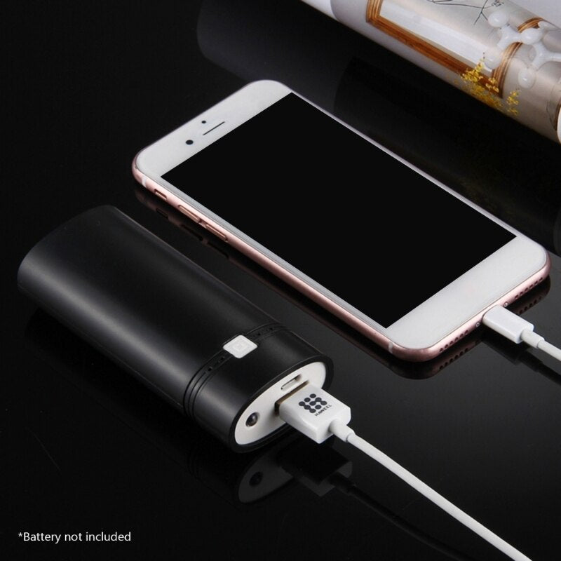 18650 Power Bank Cases 2X 18650 Battery Holder Storage 2 Slot