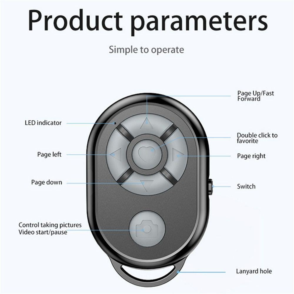 2023 Tiktok Live Smart Phone Bluetooth Remoter For iPhone Samsung