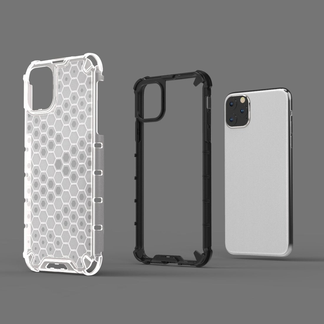 AMZER Honeycomb SlimGrip Hybrid Bumper Case for