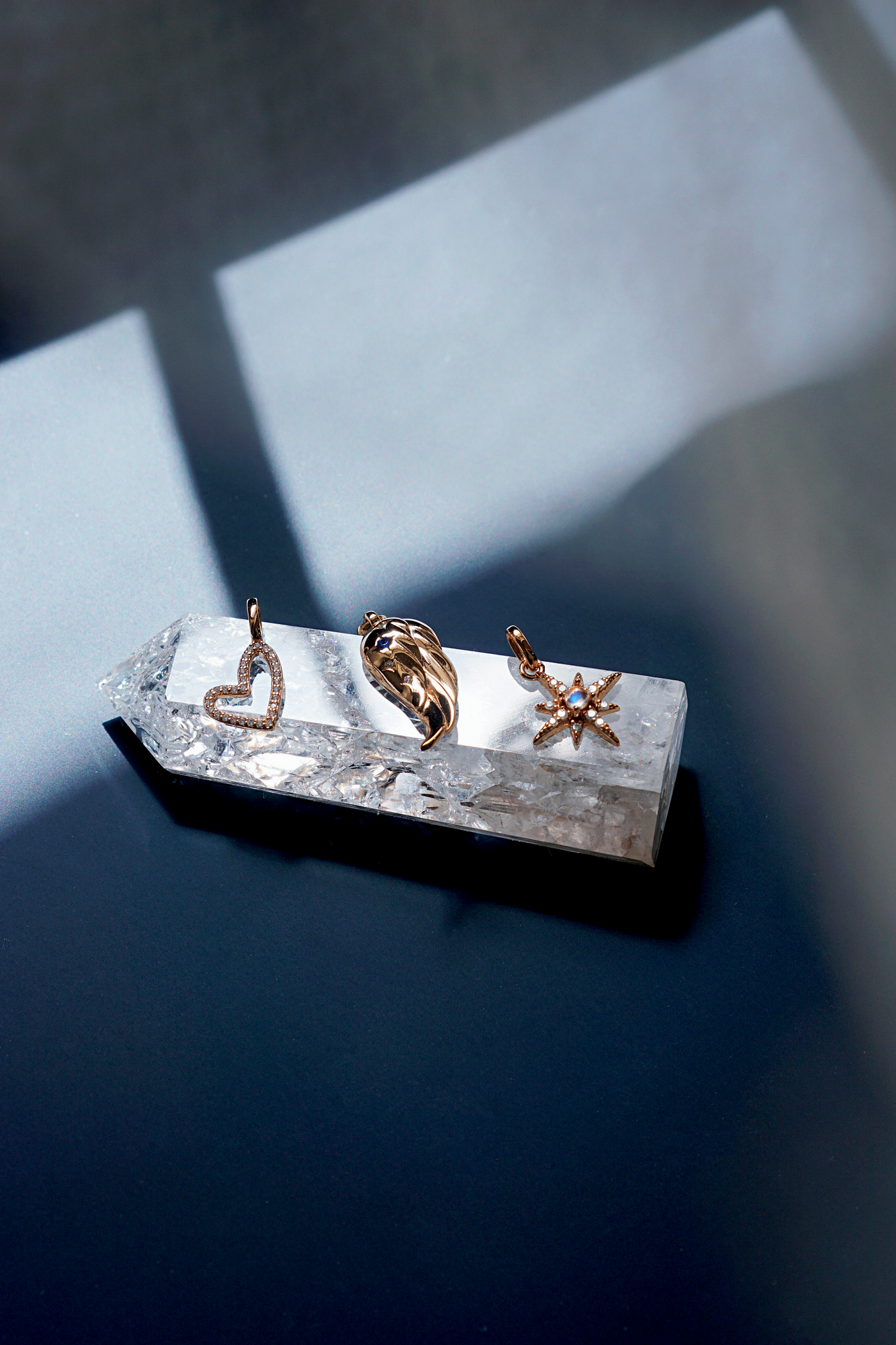 Gold North Star Charm