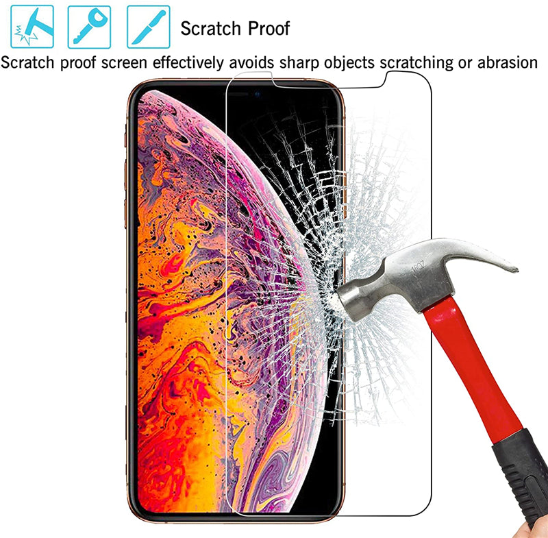 3PCS Glasses Screen Protector Case for IPhone 12 11 13 Pro Max XS XR X