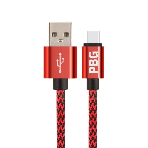 PBG 10FT XL Charger Compatible for Iphone Cable Nylon Woven Zebra
