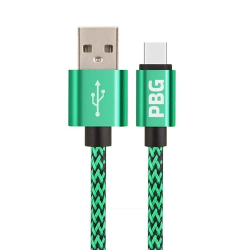 PBG 10FT XL Charger Compatible for Iphone Cable Nylon Woven Zebra