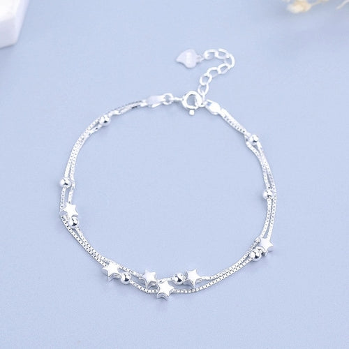 925 sterling silver Bracelet Woman Vintage Luxury Original Jewelry