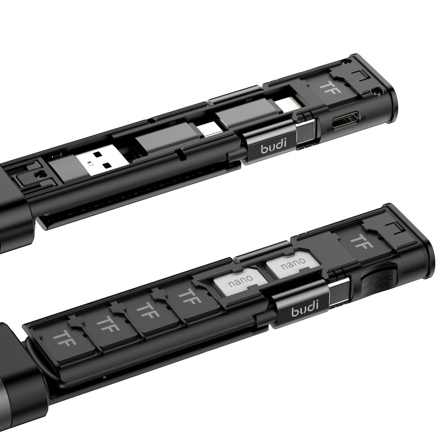 Budi Multi Function Smart Adapter 9 In 1 Multi-function Data Wire Rod