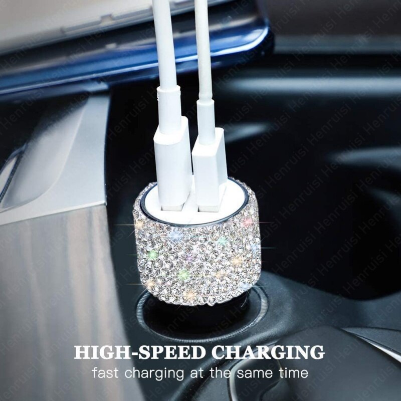 Car Charger USB PD 2.4A Type C Fast Charging Quick Charger 3.0 Phone