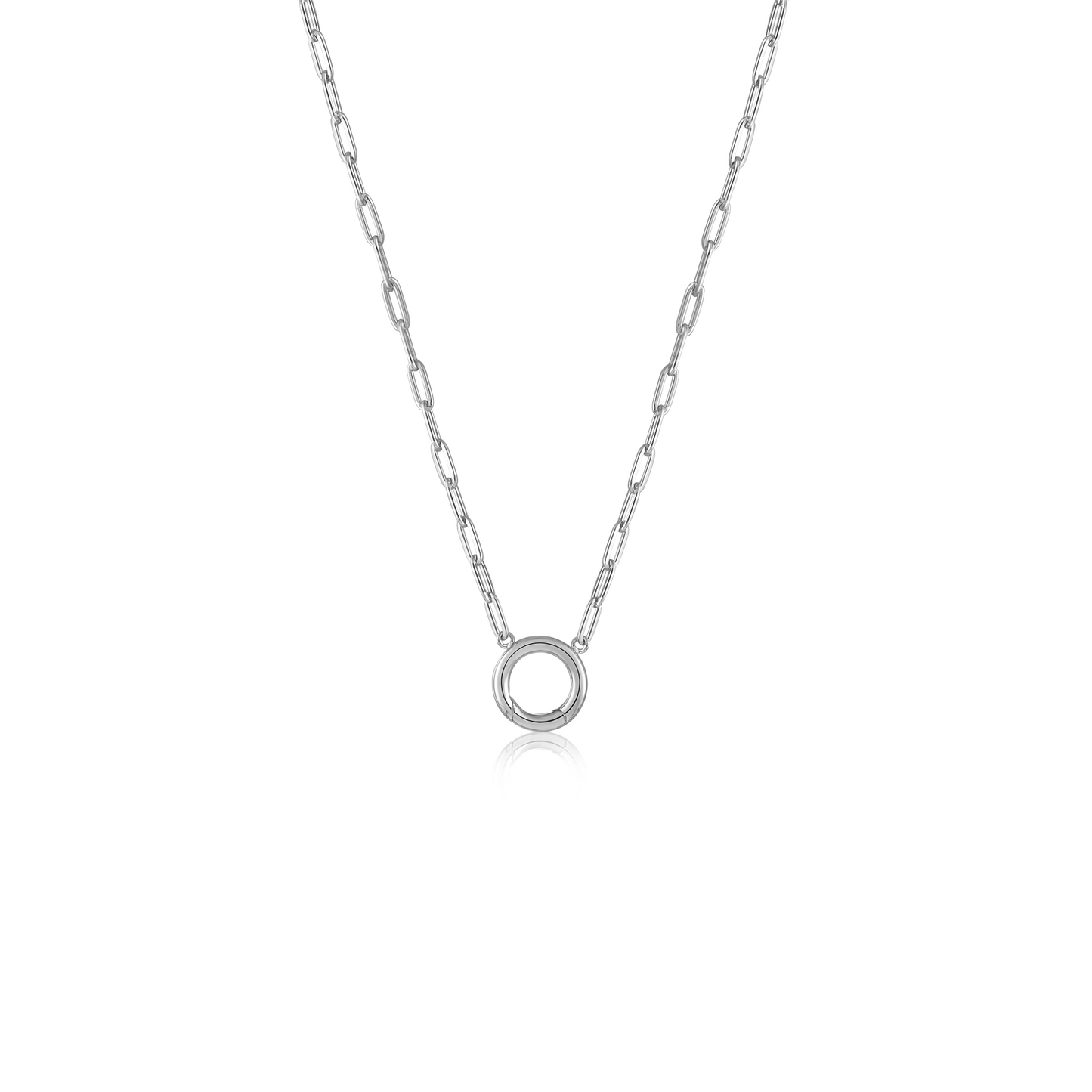 Silver Charm Carrier Necklace Chain