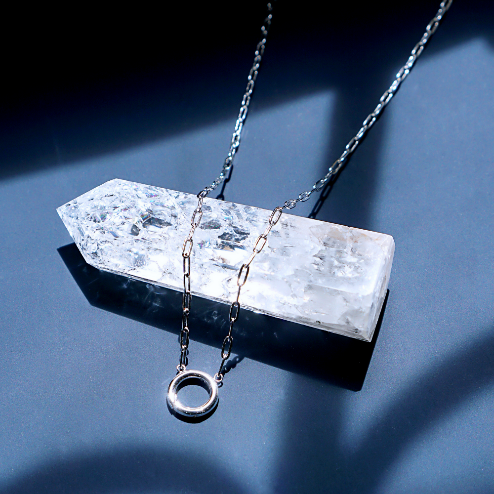 Silver Charm Carrier Necklace Chain