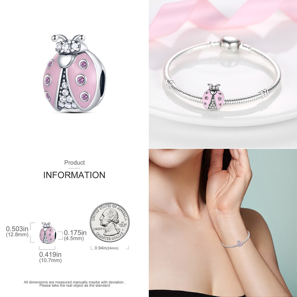 Fit Original Pandora Bracelet Beads Charms Luminous 925 Silver Charm