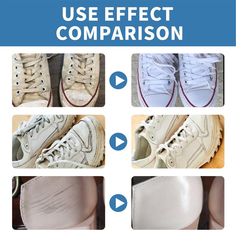 Foam Cleaner For White Shoes Whiten Cleaning Stain Dirt Remove Yellow