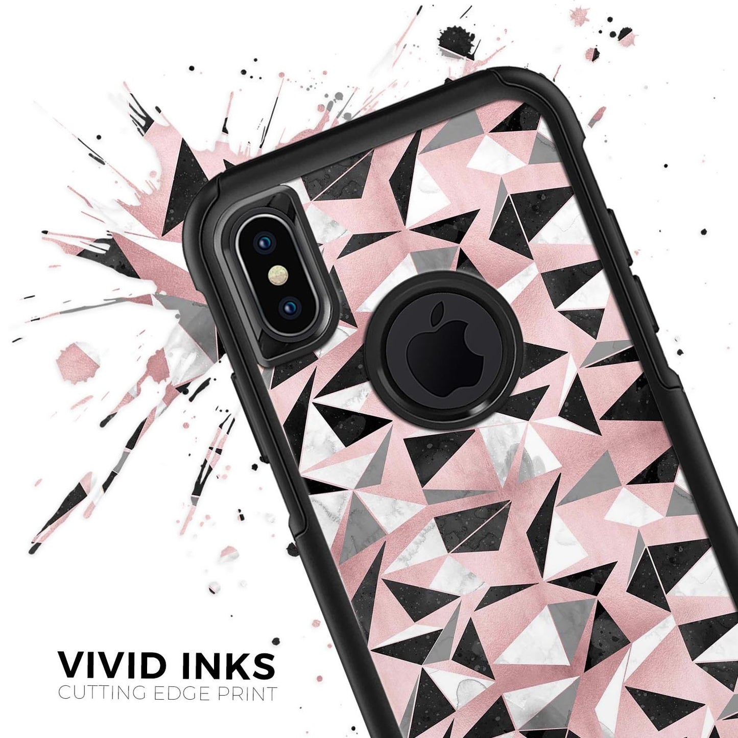 Karamfila Marble & Rose Gold v13 - Skin Kit for the iPhone OtterBox