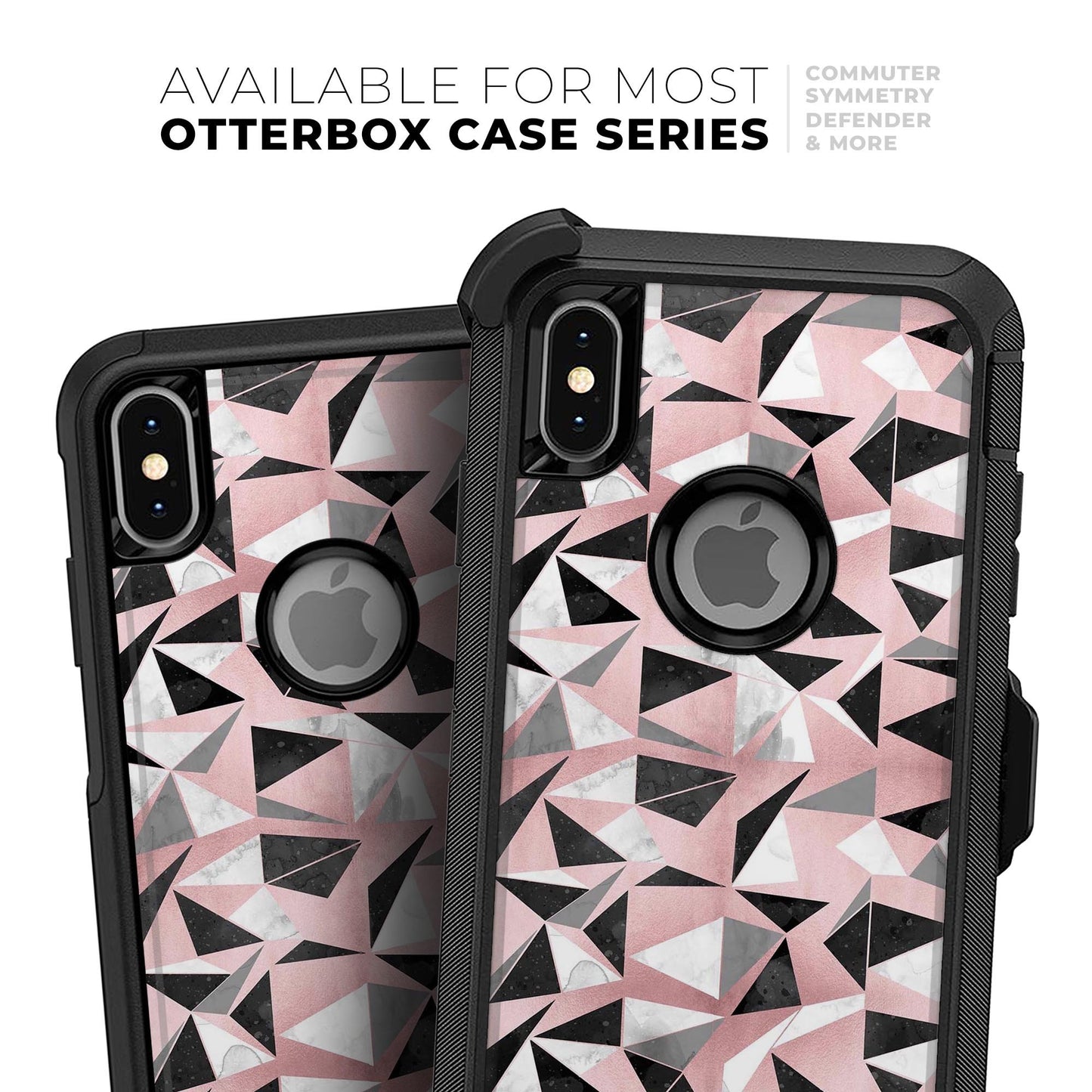 Karamfila Marble & Rose Gold v13 - Skin Kit for the iPhone OtterBox
