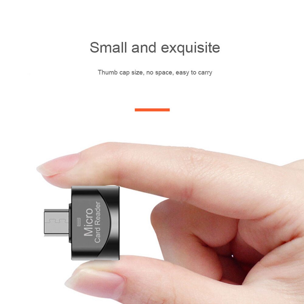 Mobile Phone Card Reader With Micro Usb/ Type-c Connector For Micro Sd
