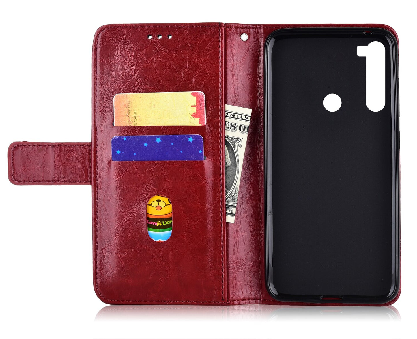 On Redmi Note 8T Case for Xiaomi Redmi Note 8T Case Flip Leather