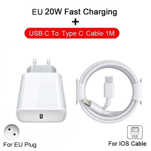 Original 20w Pd Fast Charger For Iphone 11 13 12 14 Pro Max Magnetic