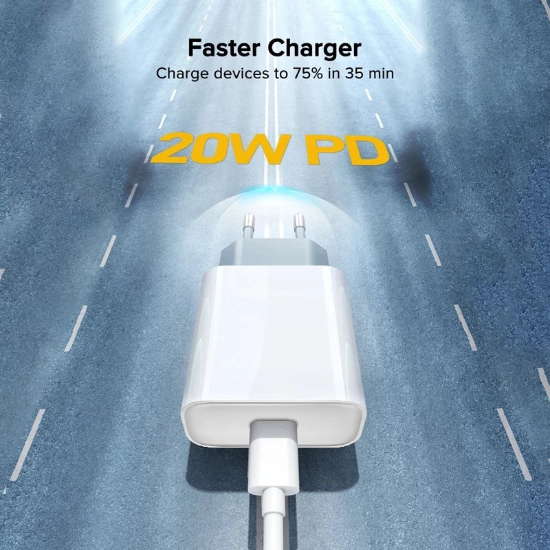 Original 20w Pd Fast Charger For Iphone 11 13 12 14 Pro Max Magnetic