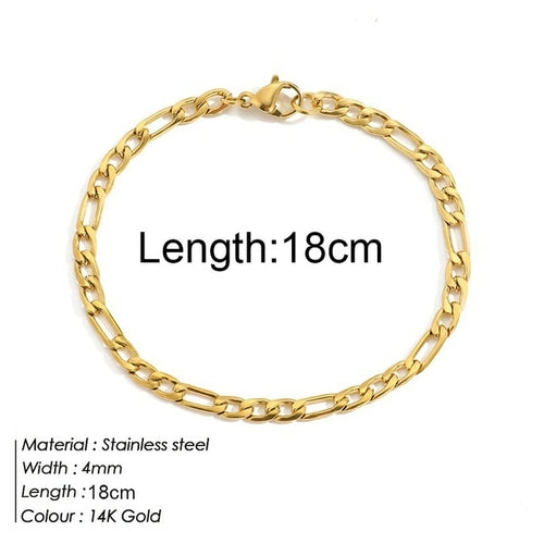 Personalized Bracelet Diy Name Initial Letter Pendant Gold Color