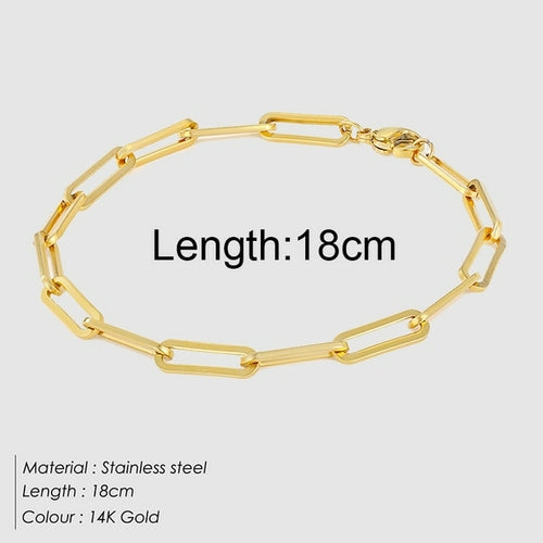 Personalized Bracelet Diy Name Initial Letter Pendant Gold Color