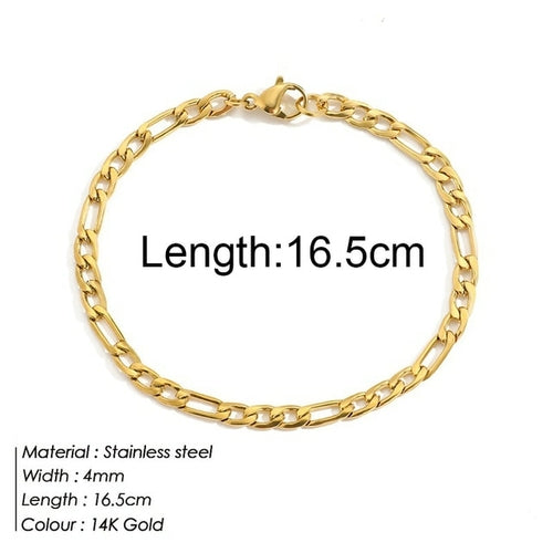 Personalized Bracelet Diy Name Initial Letter Pendant Gold Color