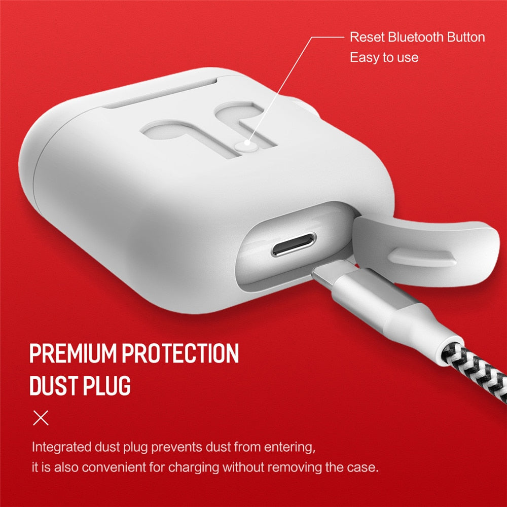 Soft Silicone Case For Airpods For Air Pods Shockproof Earphone