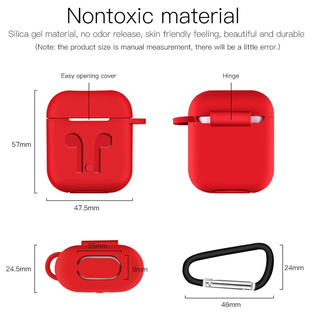 Soft Silicone Case For Airpods For Air Pods Shockproof Earphone