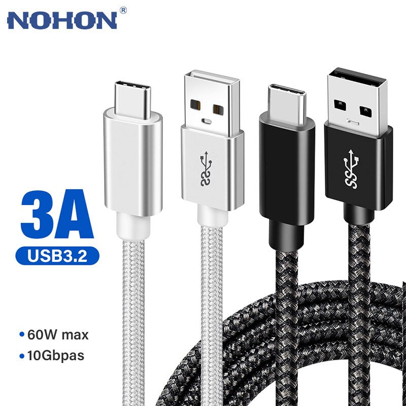 USB3.2 10Gbps Type C Cable USB A to Type C 3.2 Data Transfer USB C SSD