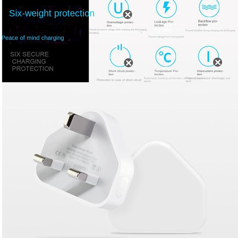 Universal Usb Charger 5v 1a Uk Plug 3 Pin Wall Charger Adapter Smart