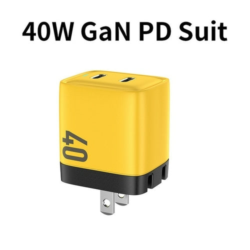 Wekome 40w Gan Phone Usb C Chargers Quick Charge Qc4.0+ 4.0 3.0 Pd3.0