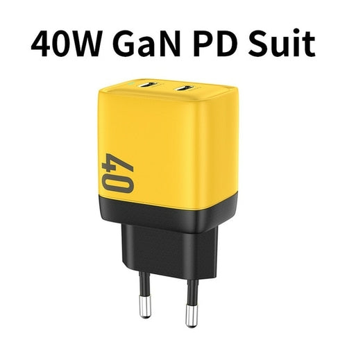 Wekome 40w Gan Phone Usb C Chargers Quick Charge Qc4.0+ 4.0 3.0 Pd3.0