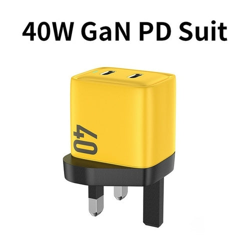 Wekome 40w Gan Phone Usb C Chargers Quick Charge Qc4.0+ 4.0 3.0 Pd3.0