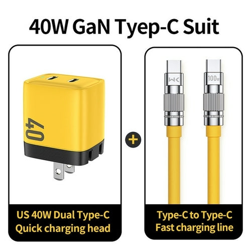 Wekome 40w Gan Phone Usb C Chargers Quick Charge Qc4.0+ 4.0 3.0 Pd3.0