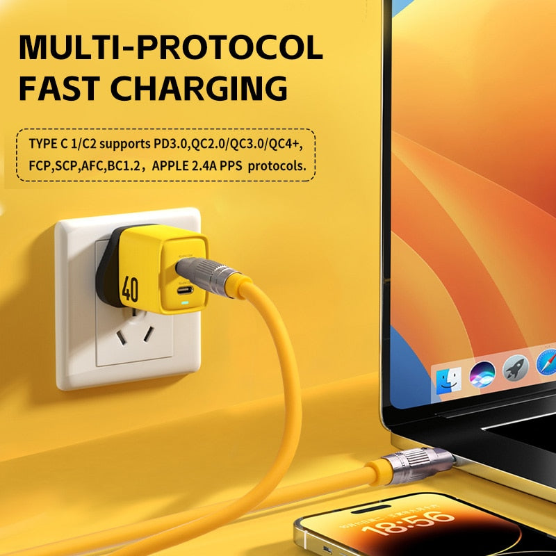 Wekome 40w Gan Phone Usb C Chargers Quick Charge Qc4.0+ 4.0 3.0 Pd3.0