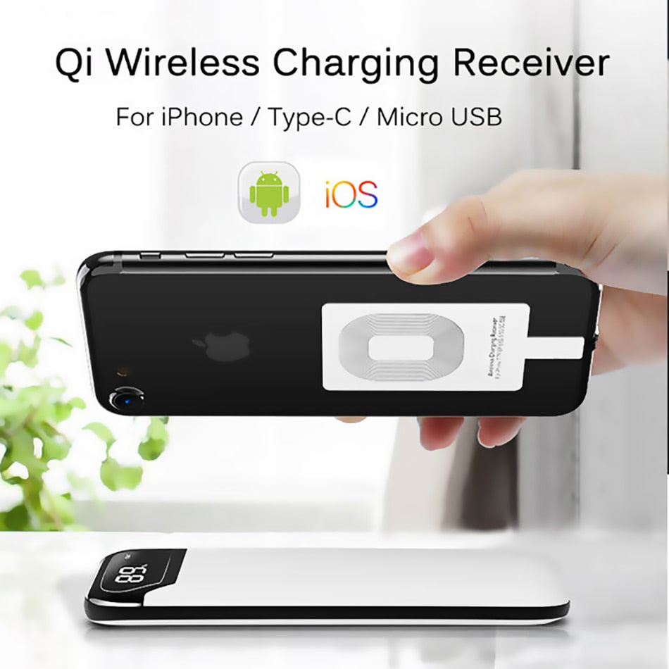 Wireless Charger Receiver Support Type C MicroUSB Fast Wireless