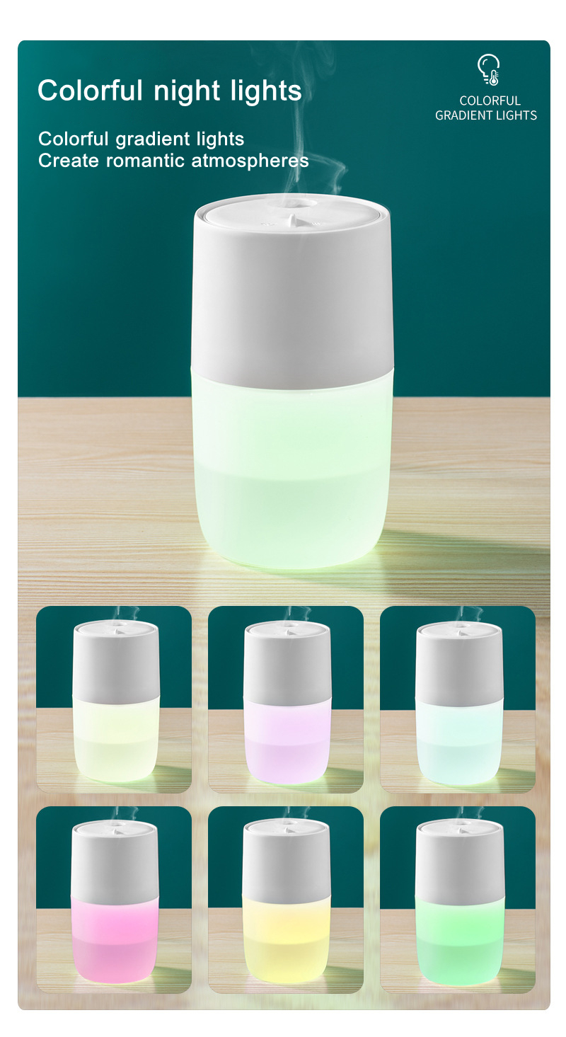 1200mAh Rechargeable Jellyfish Air Humidifier Mist Sprayer