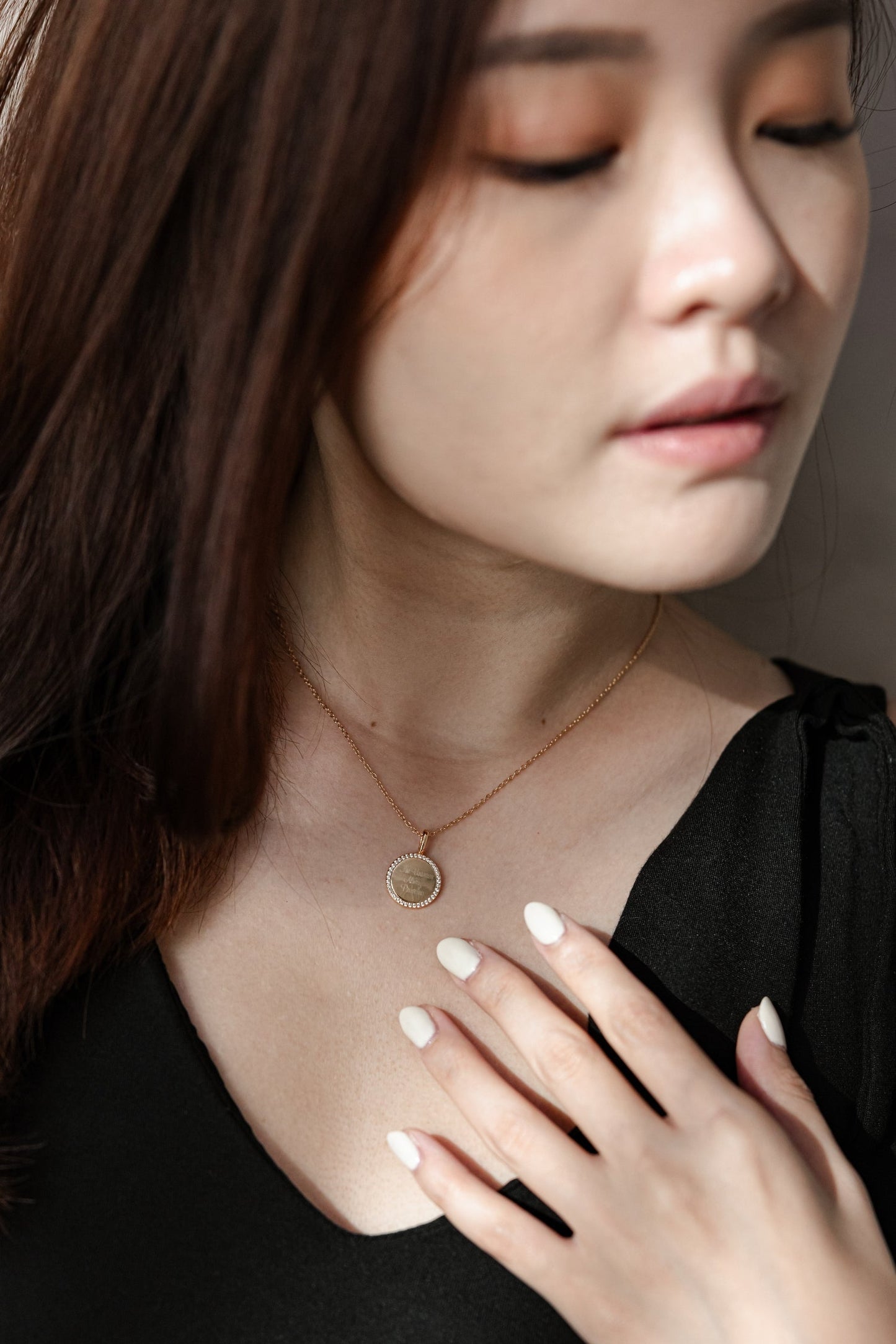 Gold CZ Brilliance Necklace