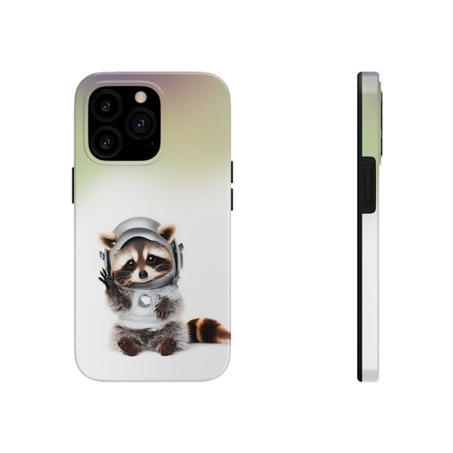 Space Raccoon Touch Case for iPhone with Wireless Charging