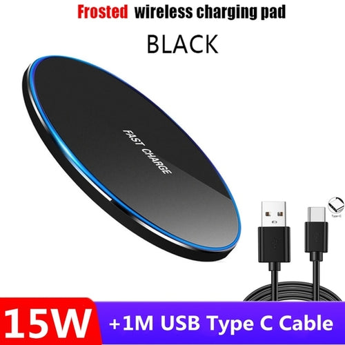 15w10w Wireless Charger Pad For Iphone 14 13 12 Pro Max X Samsung