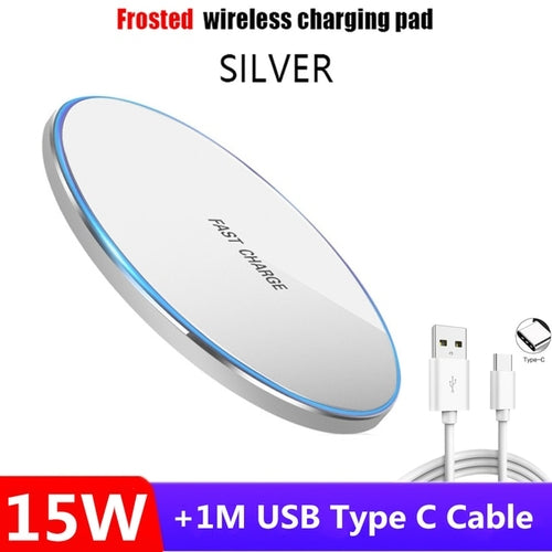 15w10w Wireless Charger Pad For Iphone 14 13 12 Pro Max X Samsung