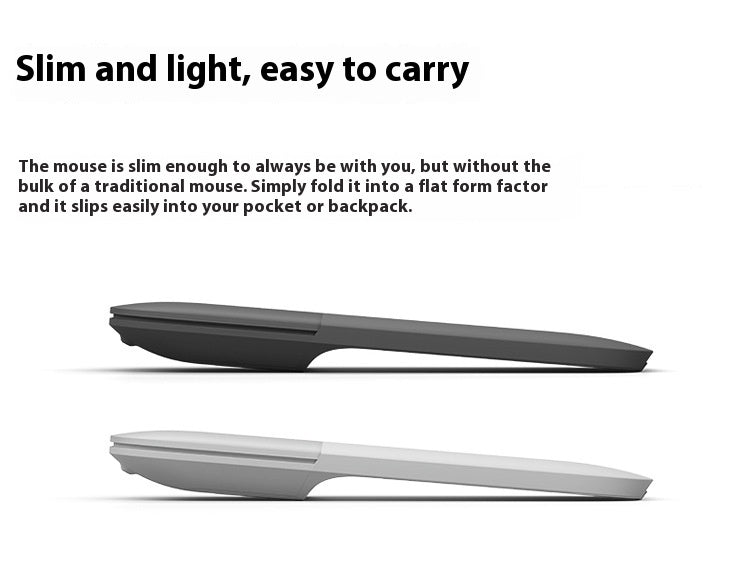 Bluetooth 4.0 Folding Touch Wireless Mouse