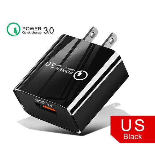 18W 3A Fast Charger QC 3.0 USB Charger Quick Charge 3.0 Phone Charger