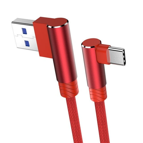 1m 2m 3m 90 Degree Elbow Type C Cable for Huawei Fast Charging Wire
