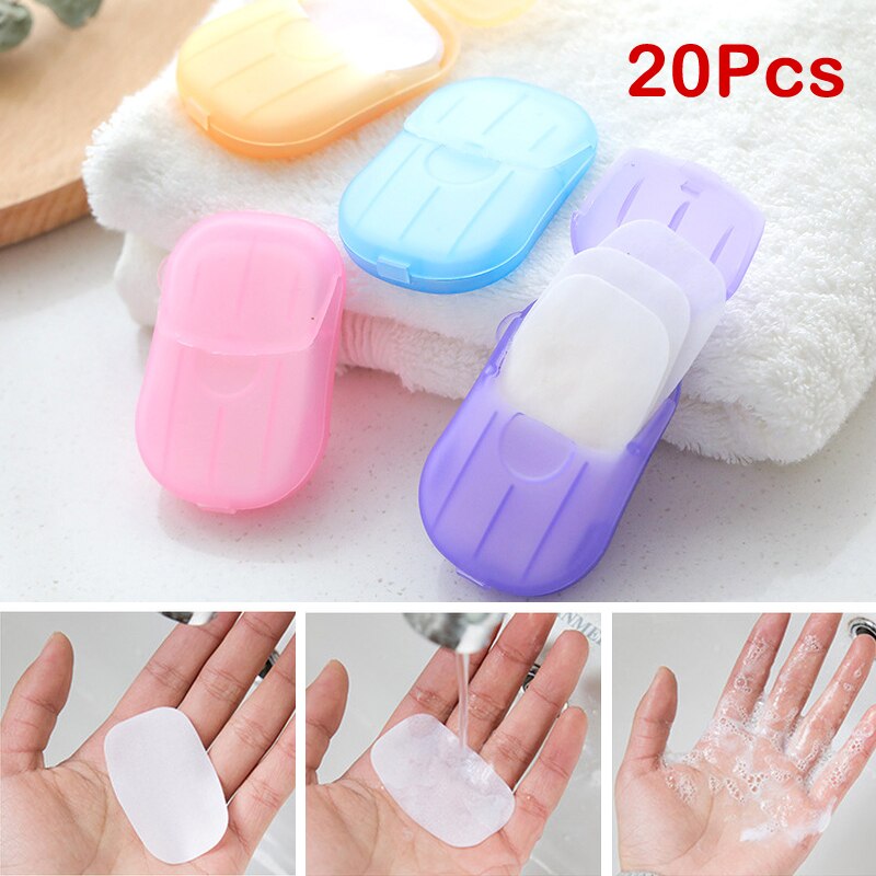 Portable Disposable Paper Soap | Soap Portable Sheets Hands - 20pcs