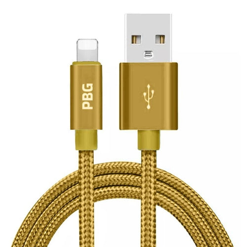 PBG XL 10FT Charger Compatible for Iphone Cable's  Nylon Woven