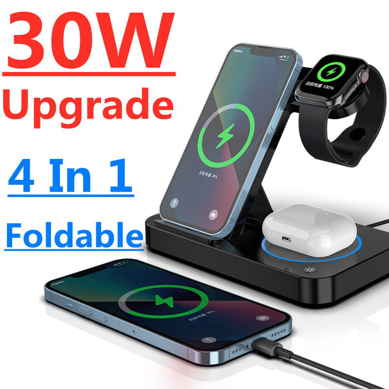 30W Fast Wireless Charger Dock Station For iPhone 13 12 11 XS XR Apple