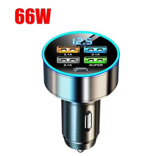 Car Charger Iphone 14 | Car Charger Adapter 150w | Fast 4 Port Car