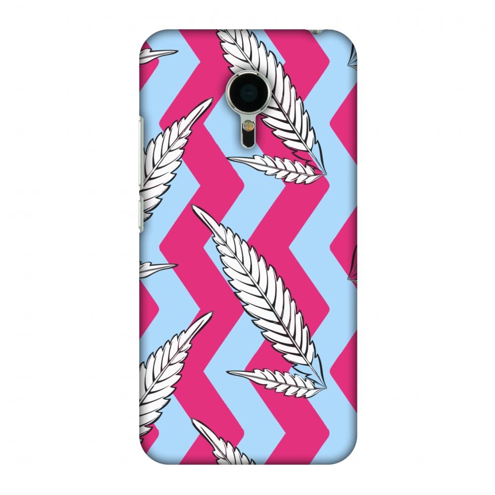 Along The Chevron - Blue And Bright Pink Slim Hard