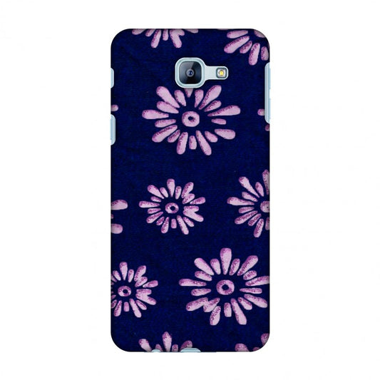 Batik Dyeing Florals - Indigo And Ivory Slim Hard Shell Case For