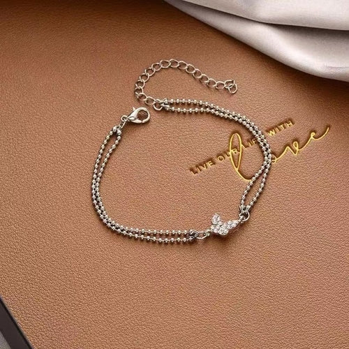 925 Sterling Silver Beautiful Stars Bracelets For Women Korean Fashion