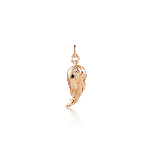 Gold Angel Wing Charm